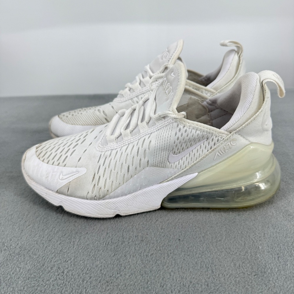 Nike Air Max 270 GS Kids 5Y White Sneakers 943345-103